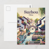 Carte Postale Suzhou Chine (Devant / Derrière)