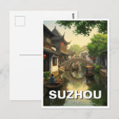 Carte Postale Suzhou Chine Travel (Devant / Derrière)