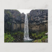 Carte Postale Svartifoss, Islande (Devant)