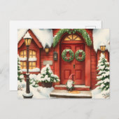 Carte Postale Svensk tomte. Jul kort (Devant / Derrière)