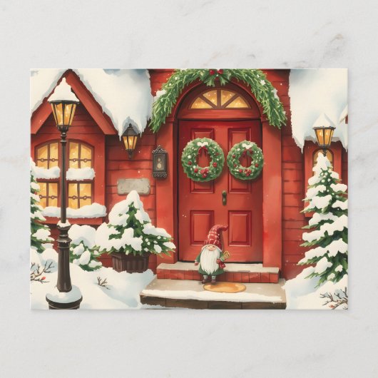 Carte Postale Svensk tomte. Jul kort (Devant)