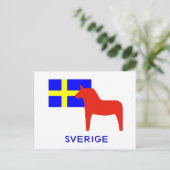 Carte Postale Sverige (Debout devant)
