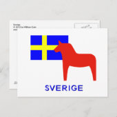 Carte Postale Sverige (Devant / Derrière)