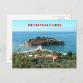 Carte Postale Sveti Stefan (Devant / Derrière)