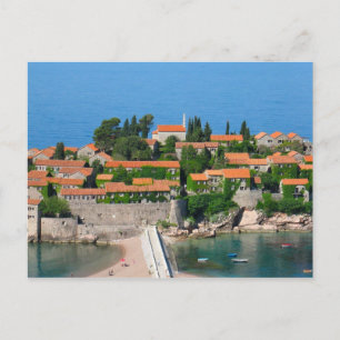 Carte postale Sveti Stefan au Monténégro