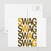 Carte Postale Swag (Devant / Derrière)