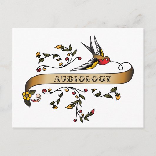 Carte Postale Swallow and Soll with Audiology (Devant)