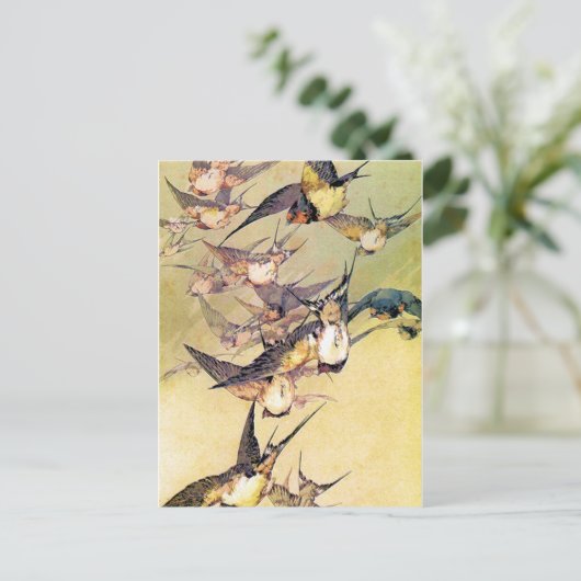 Carte Postale Swallows (Debout devant)