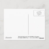 Carte postale Swallowtail Butterfly (Dos)