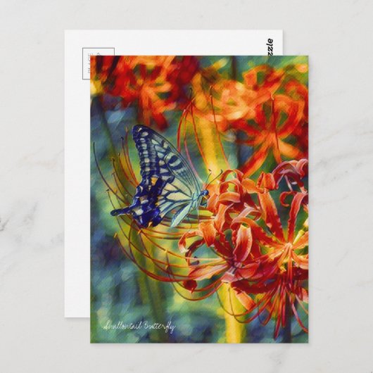 Carte Postale Swallowtail Butterfly:Postcard (Devant / Derrière)