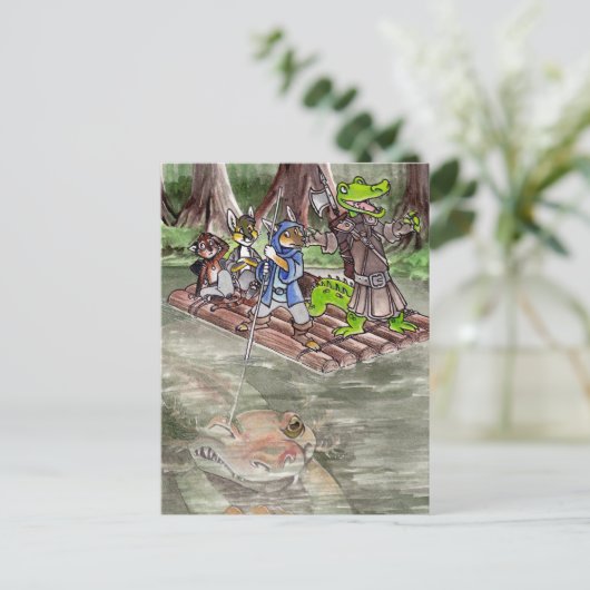 Carte Postale Swamp Raft (Debout devant)