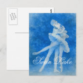 Carte postale Swan Lake Pas de Deux (Devant / Derrière)