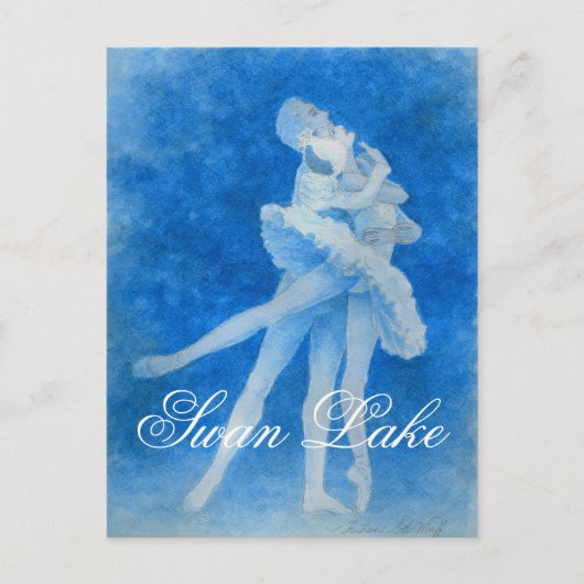 Carte postale Swan Lake Pas de Deux (Devant)