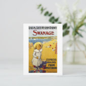 Carte Postale Swanage, Grande-Bretagne, Voyage, Vintage (Debout devant)