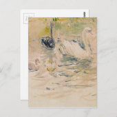 Carte Postale Swans by Berthe Morisot (Devant / Derrière)