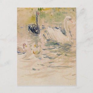 Carte Postale Swans by Berthe Morisot