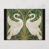 Carte Postale Swans Rush Iris Walter Crane (Devant)