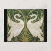 Carte Postale Swans Rush Iris Walter Crane (Devant)