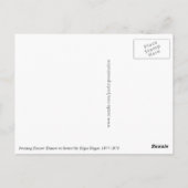 Carte Postale Swaying Dancer dans Green Edgar Degas (Dos)