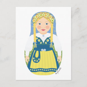 Carte postale Swede Matryoshka