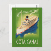 Carte Postale Sweden Vintage (Devant / Derrière)