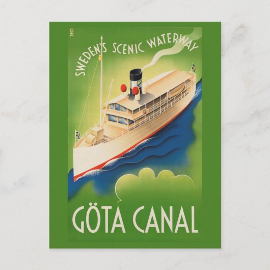 Carte Postale Sweden Vintage (Devant)