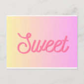 Carte postale - "sweet" (Devant)