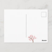 Carte Postale Sweet 16 Fleurs de cerisiers Anniversaire Printemp (Dos)