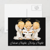 Carte Postale Sweet Angels Silent Night (Devant / Derrière)