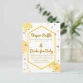 Carte Postale Sweet As Can Bee Diaper Raffle & Livres 4 Bébé (Debout devant)