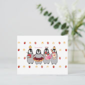 Carte postale Sweet Dessert Penguins (Debout devant)