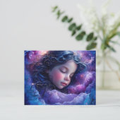 Carte Postale Sweet Dreams Sleeping Girl (Debout devant)