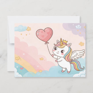 Carte Postale Sweet Dreams Unicorn
