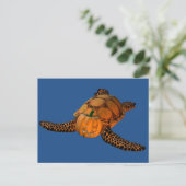 Carte Postale Sweet Halloween Tortoise (Debout devant)