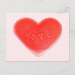 Carte postale Sweet Heart Pink