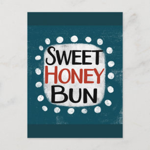 Carte postale Sweet Honey Bun