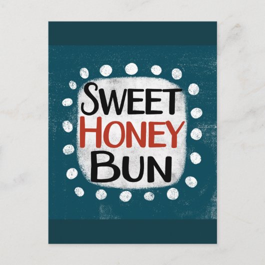 Carte postale Sweet Honey Bun (Devant)