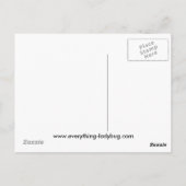 Carte postale Sweet Ladybug (Dos)