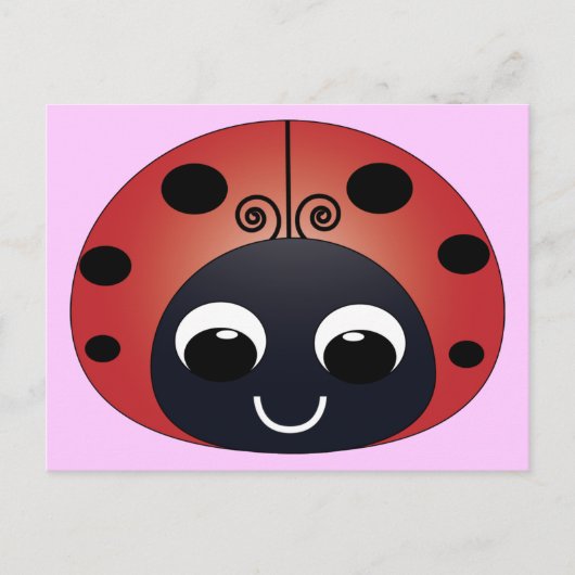 Carte postale Sweet Ladybug (Devant)