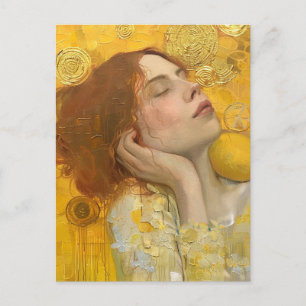 Carte Postale Sweet Lemon Dreams Style Klimt