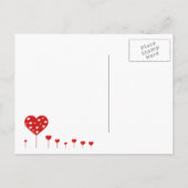 Carte Postale Sweet Lovely Romantic Hearts (Dos)