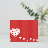 Carte Postale Sweet Lovely Romantic Hearts (Debout devant)