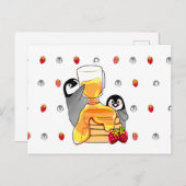 Carte postale Sweet Penguins (Devant / Derrière)