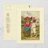 Carte Postale Sweet Pups Meilleurs voeux d'anniversaire (Devant / Derrière)