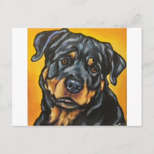 Carte Postale Sweet Rottweiler