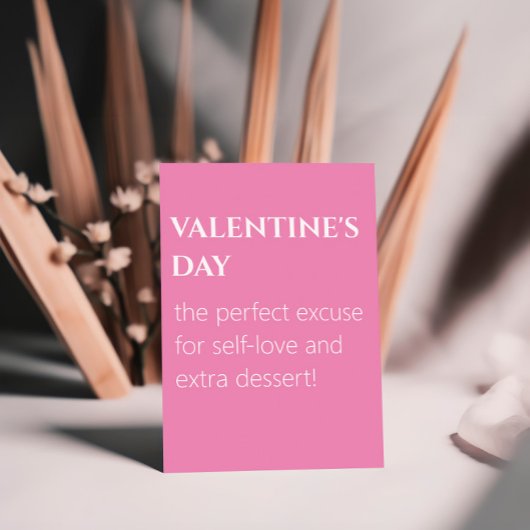 Carte Postale Sweet Self-Love Pink Saint-Valentin
