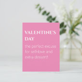 Carte Postale Sweet Self-Love Pink Saint-Valentin (Debout devant)