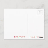 Carte postale Sweet Snowmen horizontale (Dos)