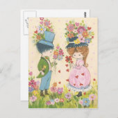 Carte postale Sweet Vintage Love (Devant / Derrière)
