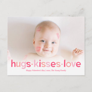 Carte Postale Sweet Wives Editable Color Valentine's Postcard